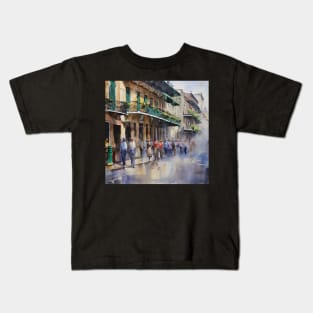 Memories of New Orleans - Bourbon Street Kids T-Shirt